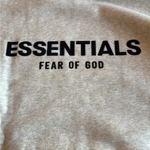 Fear of God Essentials Heather Gray Tee